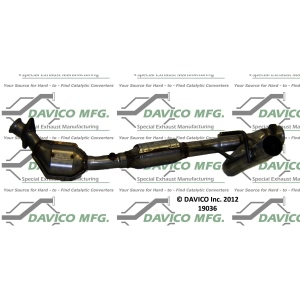 Davico Direct Fit Catalytic Converter and Pipe Assembly for 2003 Ford Expedition - 19036