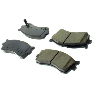 Centric Posi Quiet™ Ceramic Front Disc Brake Pads for 2001 Kia Sephia - 105.08890
