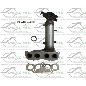 Davico Direct Fit Catalytic Converter for 2012 Lexus HS250h - 17518