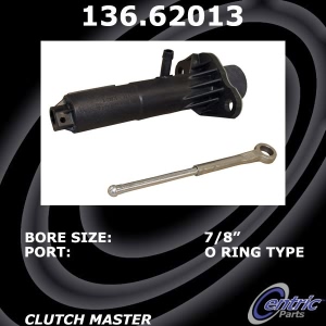 Centric Premium Clutch Master Cylinder for 1991 Oldsmobile Cutlass Calais - 136.62013