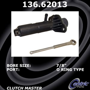 Centric Premium Clutch Master Cylinder for 1988 Pontiac Grand Am - 136.62013