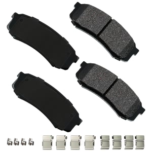 Akebono Performance™ Ultra-Premium Ceramic Rear Brake Pads for 2013 Toyota 4Runner - ASP606A
