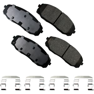 Akebono Pro-ACT™ Ultra-Premium Ceramic Front Disc Brake Pads for 2015 Kia Sedona - ACT1814