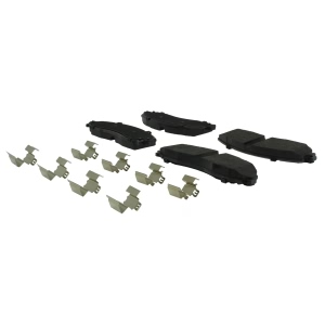 Centric Posi Quiet™ Extended Wear Semi-Metallic Rear Disc Brake Pads for 2013 Ford F-250 Super Duty - 106.16910