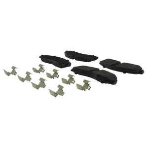 Centric Posi Quiet™ Extended Wear Semi-Metallic Rear Disc Brake Pads for 2012 Ford F-250 Super Duty - 106.16910