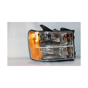 TYC Passenger Side Replacement Headlight for 2009 GMC Sierra 2500 HD - 20-6819-00