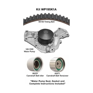 Dayco Timing Belt Kit With Water Pump for 1991 Mitsubishi 3000GT - WP195K1A