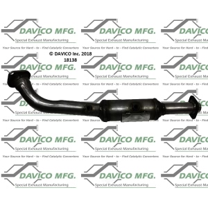 Davico Direct Fit Catalytic Converter and Pipe Assembly for 2011 Honda Element - 18138