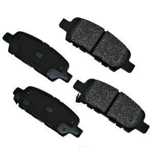 Akebono Pro-Act™ Ultra-Premium Ceramic Brake Pads for 2017 Infiniti QX70 - ACT905