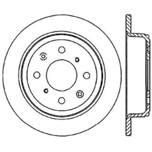 Centric Premium™ Brake Rotor for 1999 Honda Civic - 125.40017