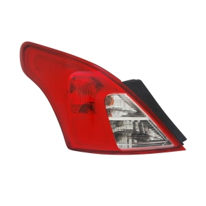 TYC Driver Side Outer Replacement Tail Light for 2015 Nissan Versa - 11-6402-00-9