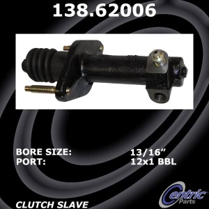 Centric Premium Clutch Slave Cylinder for 1990 GMC K1500 - 138.62006
