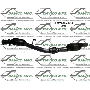 Davico Direct Fit Catalytic Converter and Pipe Assembly for Audi S4 - 18432