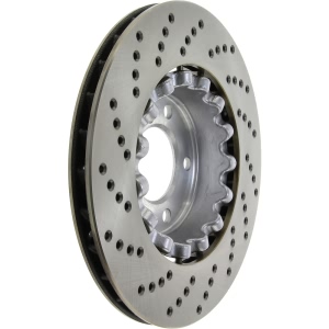 Centric SportStop Drilled 1-Piece Front Driver Side Brake Rotor for 2002 BMW 330i - 128.34170