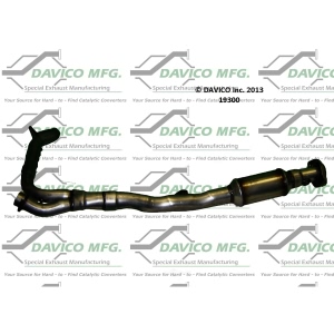 Davico Direct Fit Catalytic Converter and Pipe Assembly for Jeep Liberty - 19300