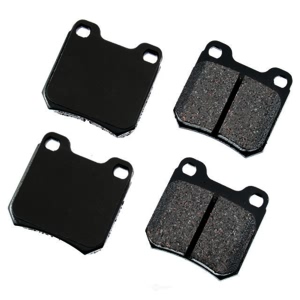 Akebono EURO™ Ultra-Premium Ceramic Rear Disc Brake Pads for Saturn LS1 - EUR709