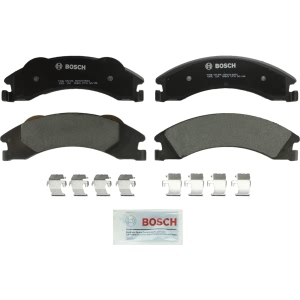 Bosch QuietCast™ Premium Organic Rear Disc Brake Pads for 2009 Ford E-350 Super Duty - BP1329