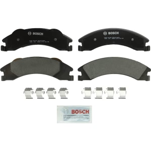 Bosch QuietCast™ Premium Organic Rear Disc Brake Pads for 2012 Ford E-350 Super Duty - BP1329