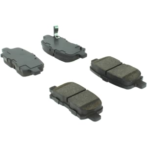 Centric Posi Quiet™ Extended Wear Semi-Metallic Rear Disc Brake Pads for 2004 Honda Pilot - 106.08650