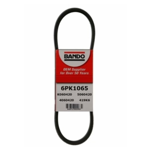BANDO Rib Ace™ V-Ribbed Serpentine Belt for 2002 Dodge Intrepid - 6PK1065