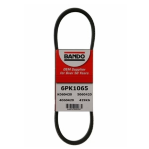 BANDO Rib Ace™ V-Ribbed Serpentine Belt for 2004 Dodge Intrepid - 6PK1065