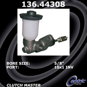 Centric Premium Clutch Master Cylinder for 1985 Toyota Cressida - 136.44308