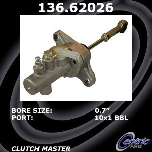 Centric Premium Clutch Master Cylinder - 136.62026