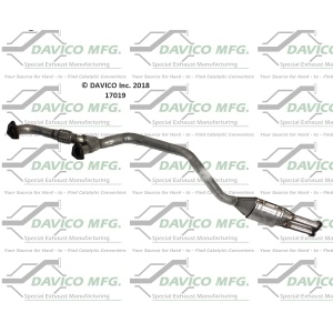 Davico Direct Fit Catalytic Converter and Pipe Assembly for 1984 BMW 633CSi - 17019