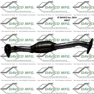 Davico Direct Fit Catalytic Converter and Pipe Assembly for 2001 Nissan Xterra - 18027