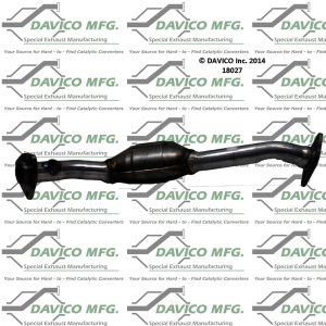 Davico Direct Fit Catalytic Converter and Pipe Assembly for 2002 Nissan Xterra - 18027