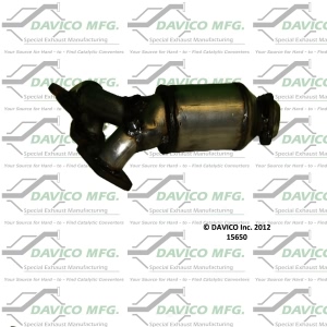 Davico Exhaust Manifold with Integrated Catalytic Converter for 2000 Ford Contour - 15650