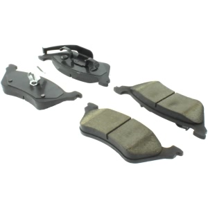 Centric Posi Quiet™ Extended Wear Semi-Metallic Rear Disc Brake Pads for 2006 Chrysler Town & Country - 106.08580
