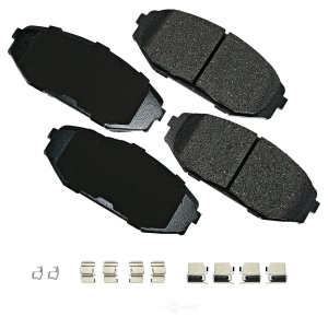 Akebono Pro-ACT™ Ultra-Premium Ceramic Front Disc Brake Pads for 2000 Honda Odyssey - ACT793A
