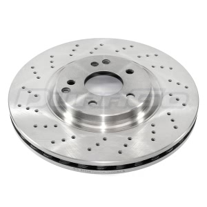 DuraGo Drilled Vented Front Brake Rotor for 2005 Mercedes-Benz C320 - BR900706