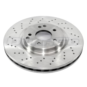 DuraGo Drilled Vented Front Brake Rotor for Mercedes-Benz SLK300 - BR900706