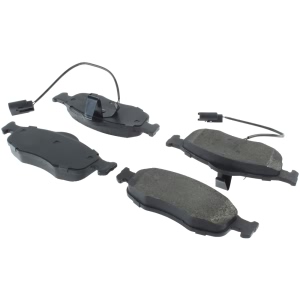 Centric Posi Quiet™ Semi-Metallic Front Disc Brake Pads for 2000 Ford Contour - 104.08010