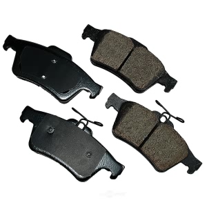 Akebono EURO™ Ultra-Premium Ceramic Rear Disc Brake Pads for 2010 Volvo C30 - EUR1095