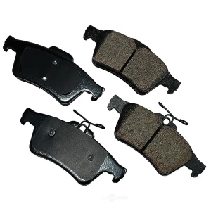 Akebono EURO™ Ultra-Premium Ceramic Rear Disc Brake Pads for 2009 Pontiac Solstice - EUR1095