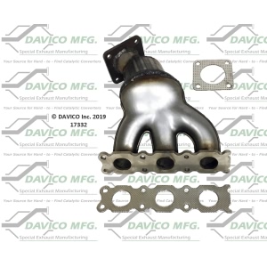 Davico Exhaust Manifold with Integrated Catalytic Converter for 2013 Volvo XC60 - 17332
