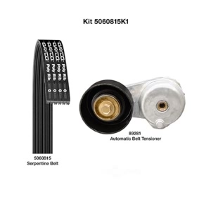 Dayco Serpentine Belt Kit for 2004 Mercury Sable - 5060815K1