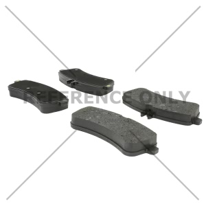 Centric Posi Quiet™ Semi-Metallic Rear Disc Brake Pads for 2016 Mercedes-Benz AMG GT S - 104.16810