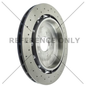 Centric Premium™ OE Style Drilled Brake Rotor for 2017 Ford Mustang - 128.61115