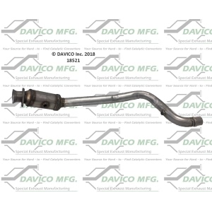 Davico Direct Fit Catalytic Converter and Pipe Assembly for Jaguar XJR - 18521