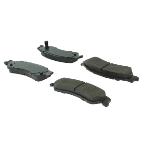 Centric Posi Quiet™ Extended Wear Semi-Metallic Rear Disc Brake Pads for 1998 Oldsmobile Bravada - 106.07290