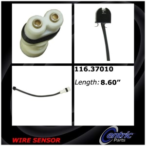 Centric Front Brake Pad Sensor for Porsche 928 - 116.37010