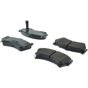 Centric Posi Quiet™ Semi-Metallic Front Disc Brake Pads for 1996 Nissan Sentra - 104.06680