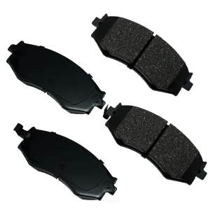 Akebono Pro-ACT™ Ultra-Premium Ceramic Front Disc Brake Pads for Infiniti G20 - ACT485
