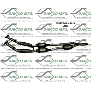 Davico Direct Fit Catalytic Converter and Pipe Assembly for Audi A3 Quattro - 18407