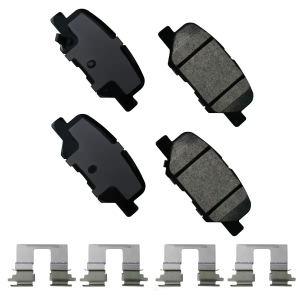 Akebono Pro-Act™ Ultra-Premium Ceramic Brake Pads for 2017 Mazda 3 - ACT1679A