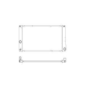 TYC Engine Coolant Radiator for 2014 Lexus CT200h - 13119